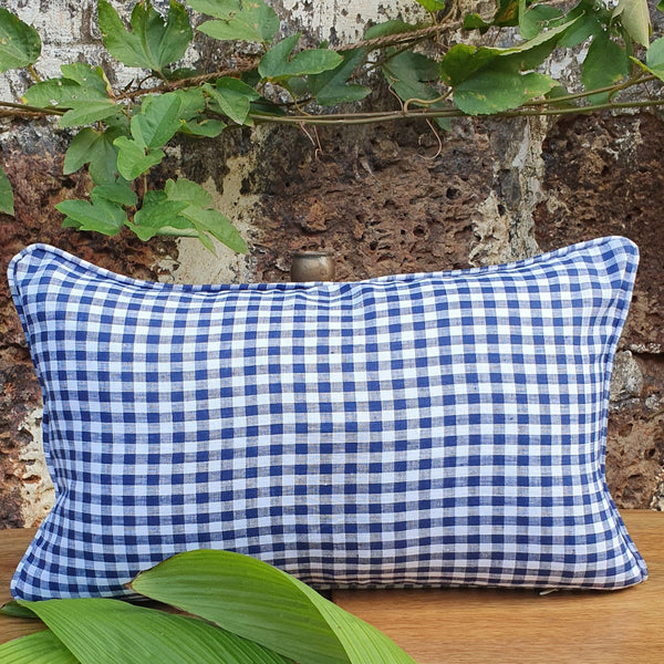 Lumbar Cushion - Maritime Checks with insert