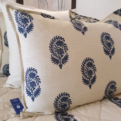 Mughal Aam Organic Cotton Zippered Pillowcase | 48cm x 73cm Pillow Cover