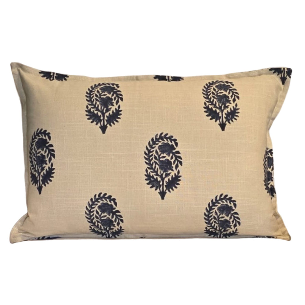 Mughal Aam Lumbar Cushion with insert | 40cm x 60cm