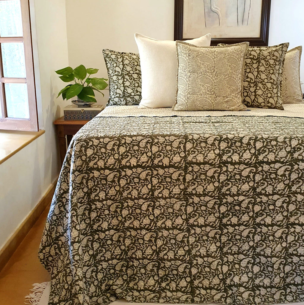 Myrtle Keri Kantha Coverlet | 240cm x 260cm