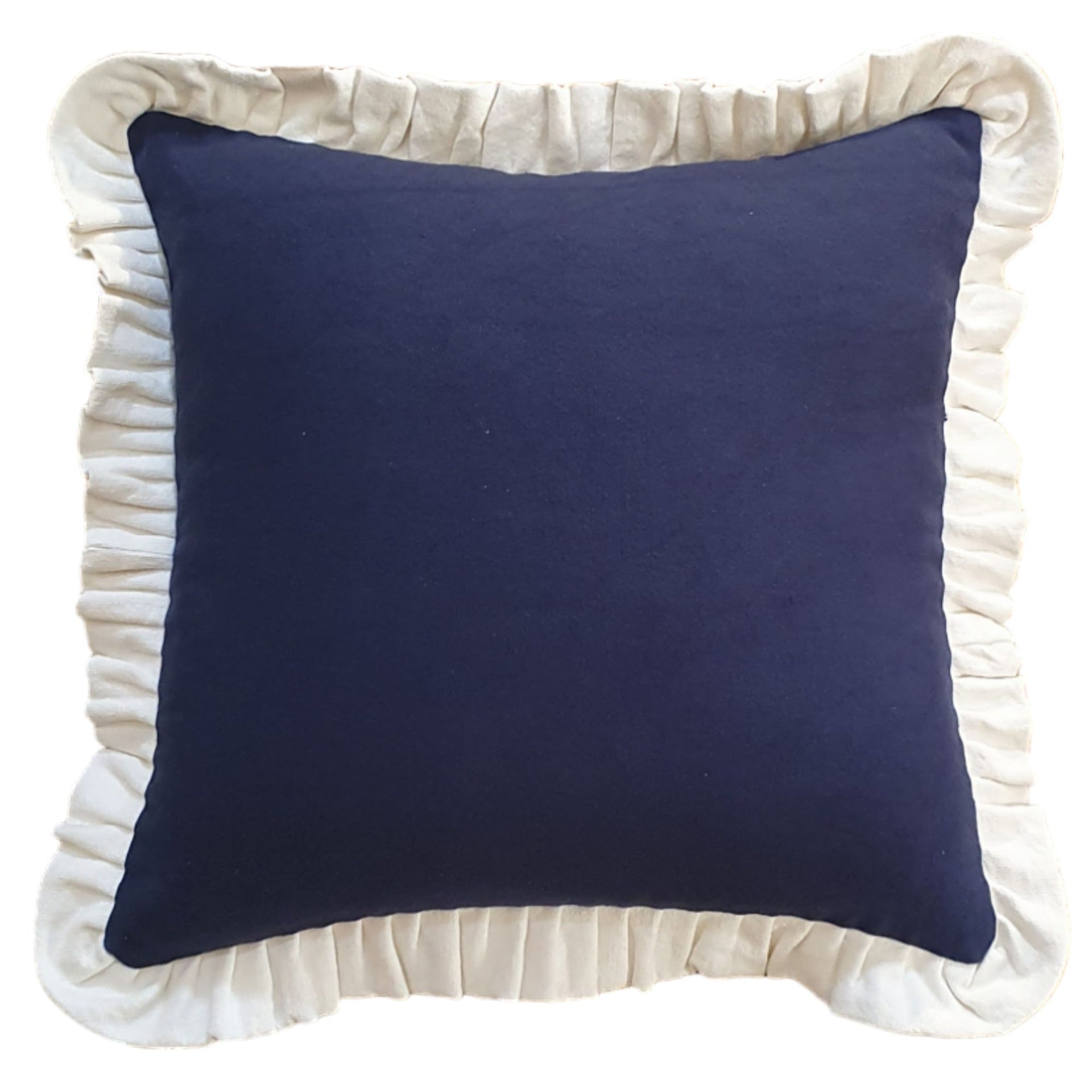 Nautical Elegance Ruffle Cushion Cover | 60cm x 60cm