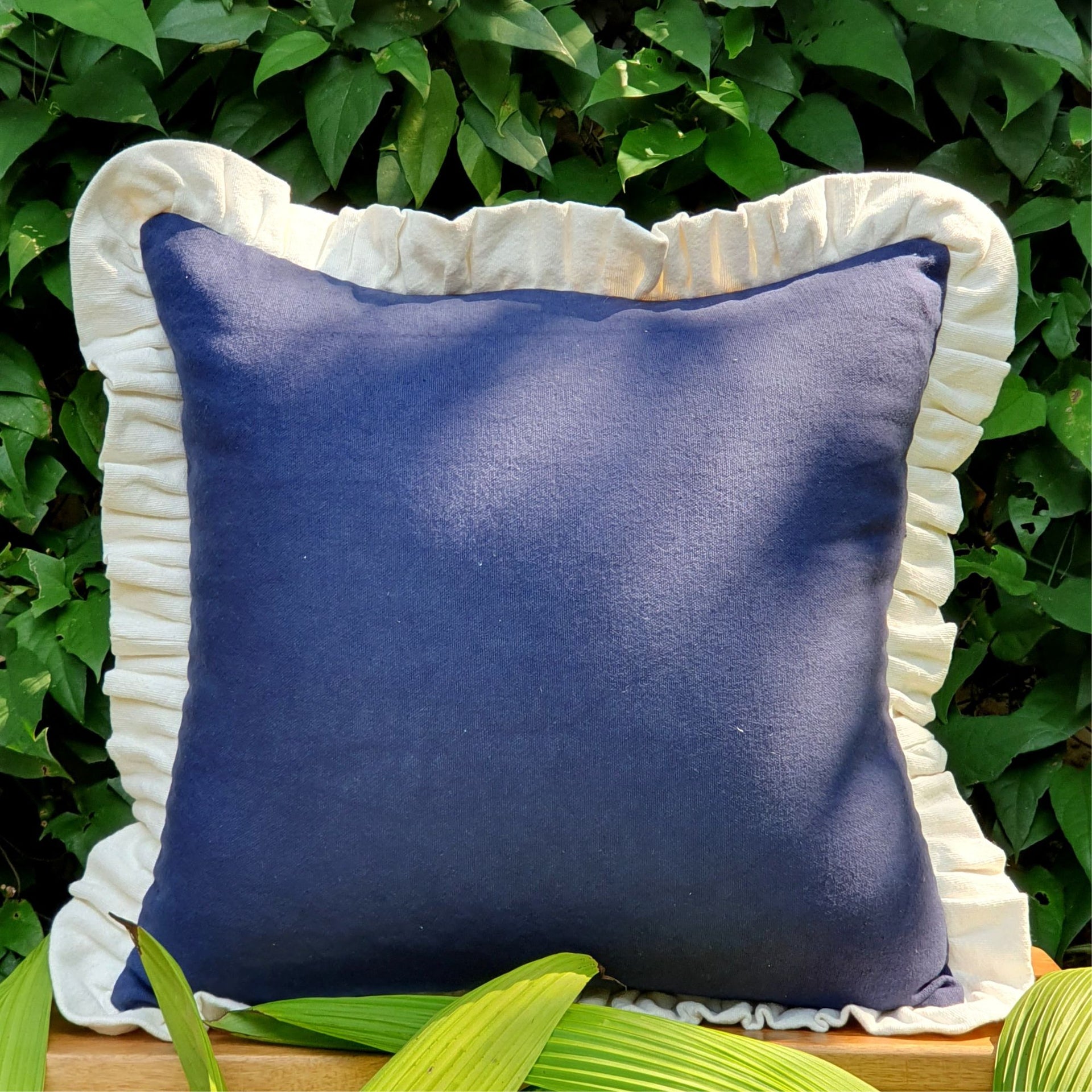 Nautical Elegance Ruffle Cushion Cover | 60cm x 60cm