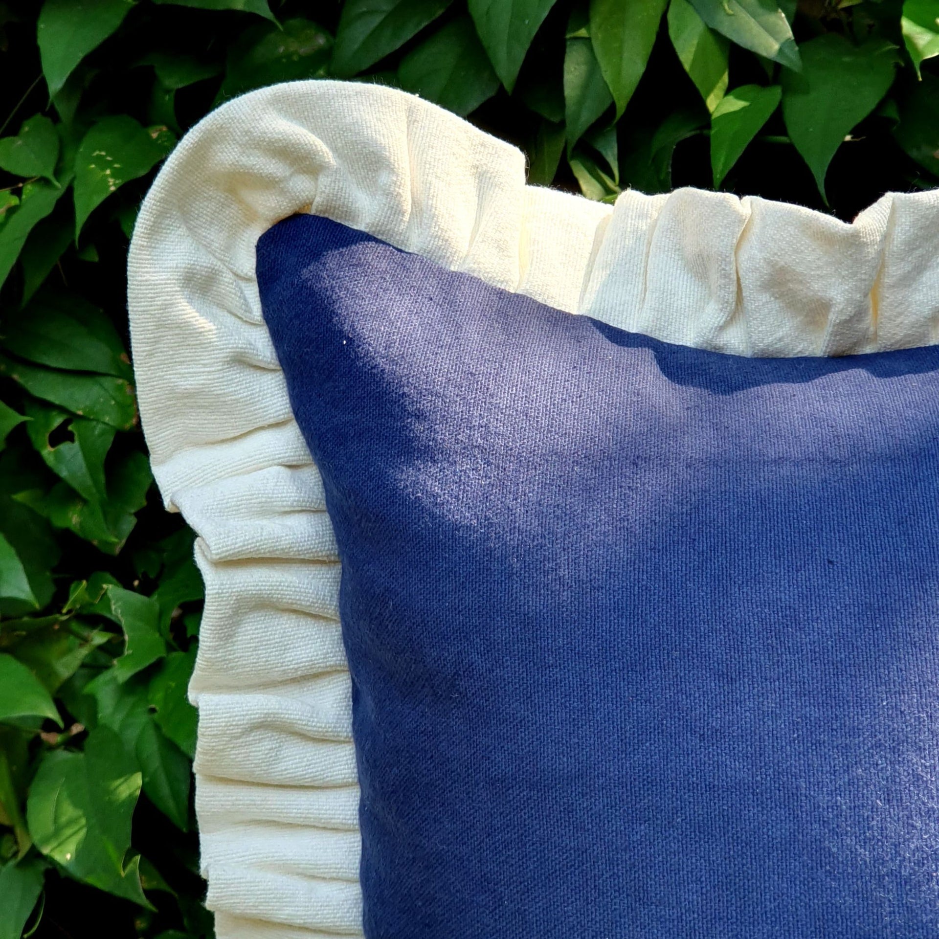Nautical Elegance Ruffle Cushion Cover | 60cm x 60cm