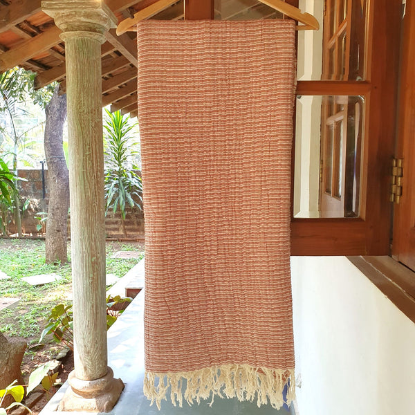 Parisian Elegance Rose Handmade Throw | 120x170cm Luxury Cotton Blanket