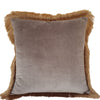 Silver Loom Velvet Cushion Cover | 50cm x 50cm