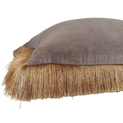 Silver Loom Velvet Cushion Cover | 50cm x 50cm