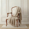 Beige Chevron Handloom Throw Rug | 120x170cm