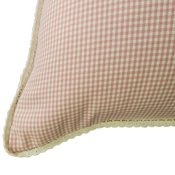 Pink Gingham - Cushion Cover