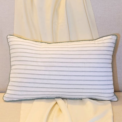 Lumbar Cushion – Botanic Lines | Monogram Cushion Cover 30x50 cm – 100% Cotton