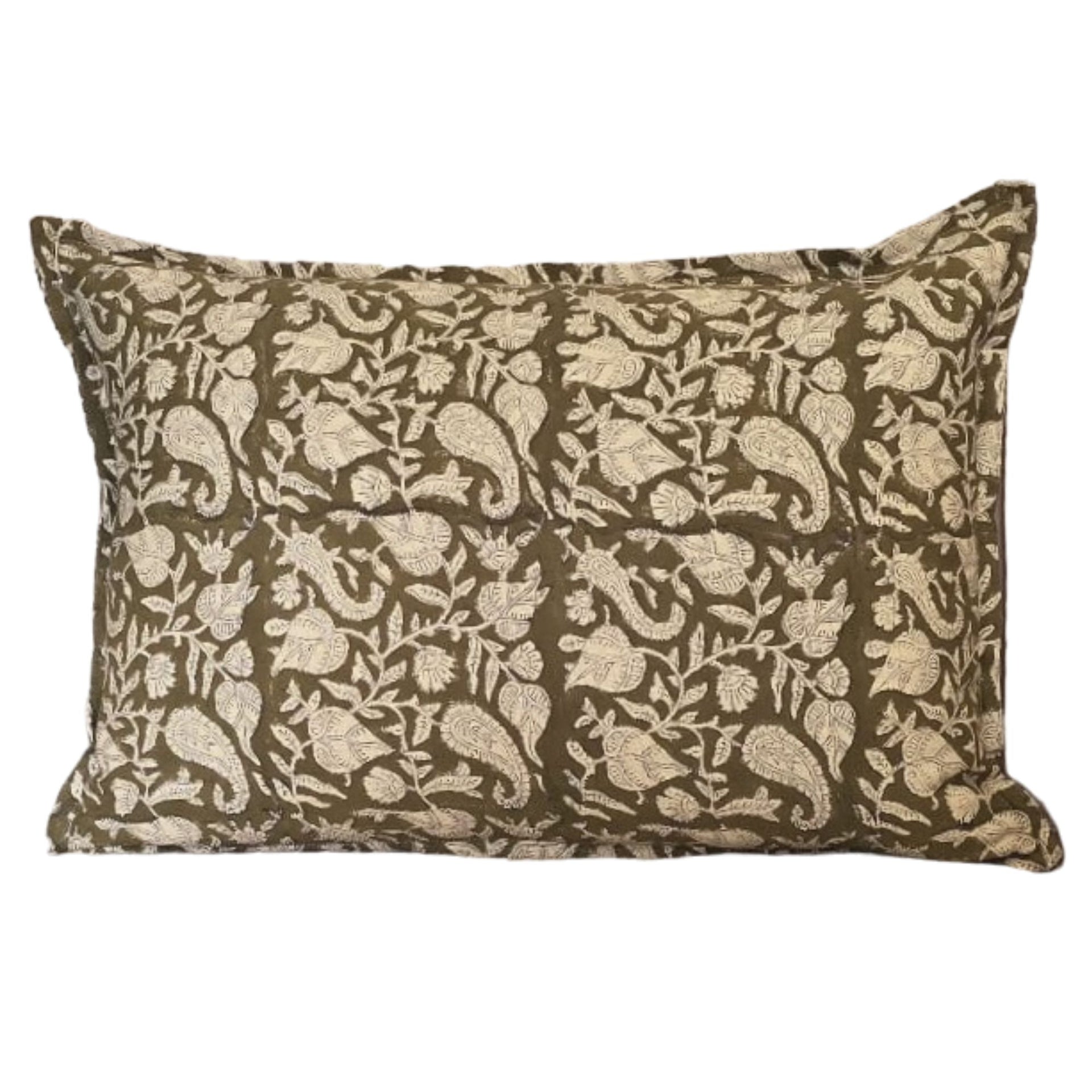 Myrtle Keri Organic Cotton Pillowcase | 48cm x 73cm with Hidden Zipper Closure
