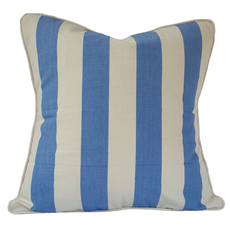 Zalor Blue Stripe Cushion Cover