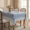 Jodhpur Blue Hand Block Printed Cotton Tablecloth