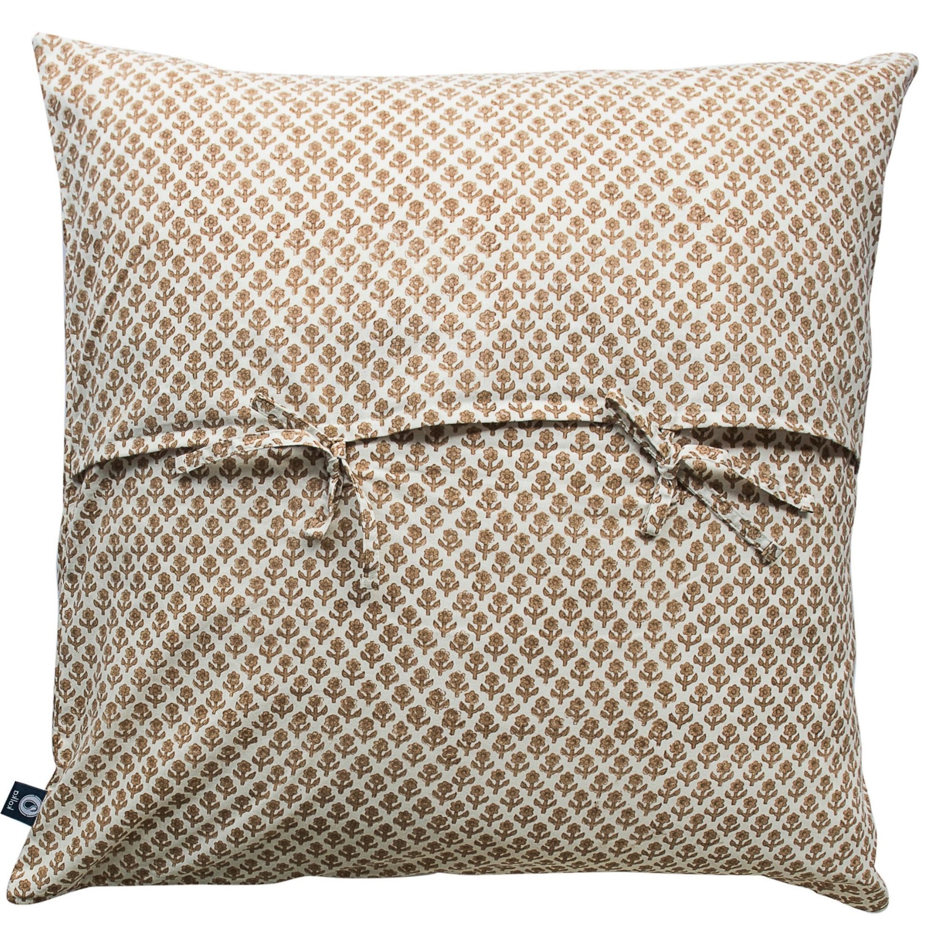 Kolka Beige Quilted Euro Sham