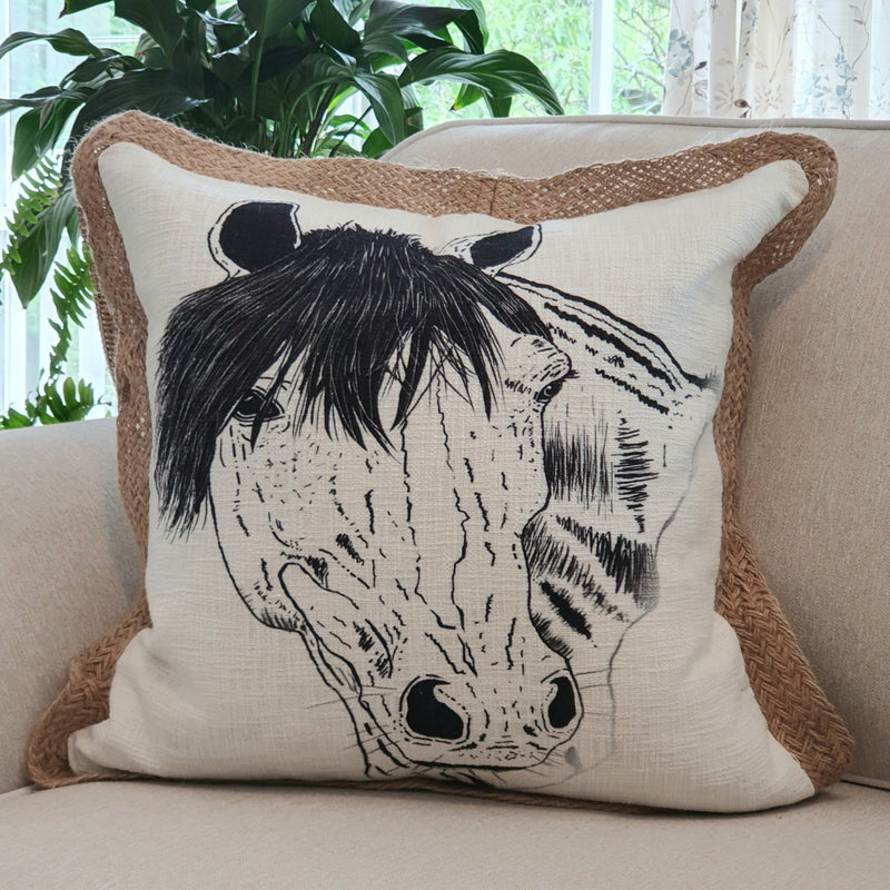 Horse Decorative Cushion Cover | 50cm x 50cm