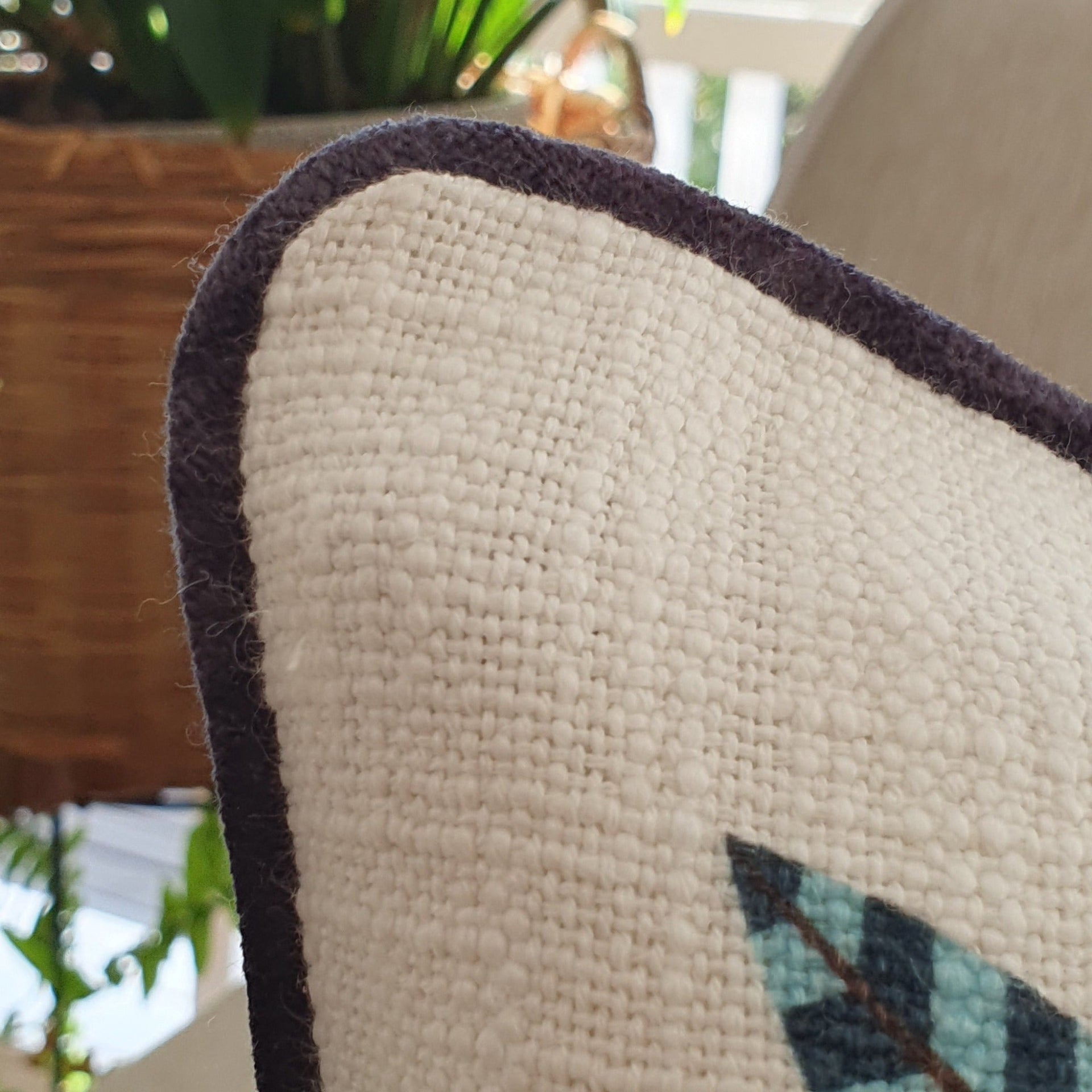 White Palm Decorative Cushion Cover | 50cm x 50cm