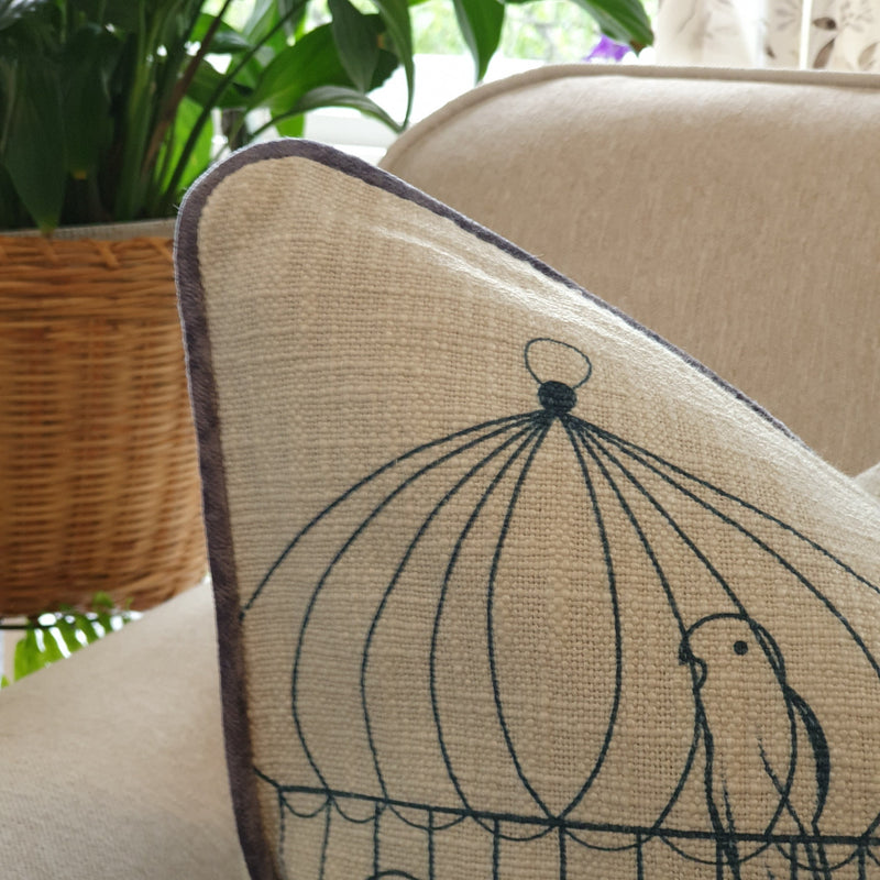 Bird Decorative Cushion Cover | 50cm x 50cm