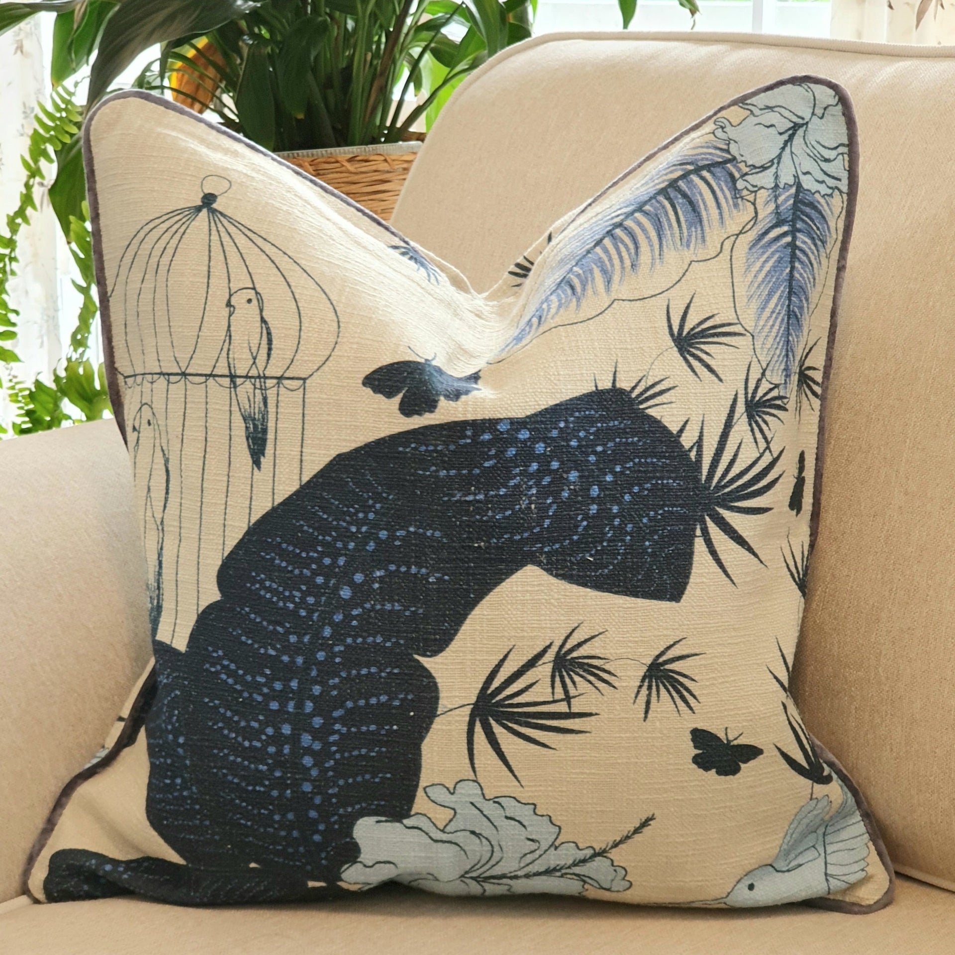 Bird Decorative Cushion Cover | 50cm x 50cm
