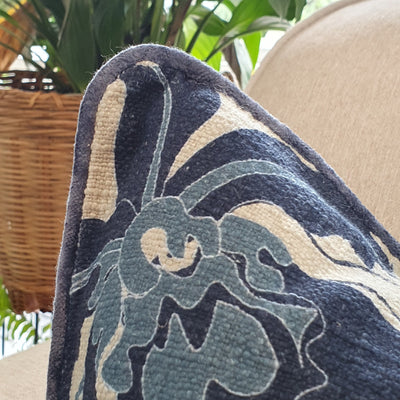 Tropical Bloom Cotton Cushion Cover | Floral Design Cover