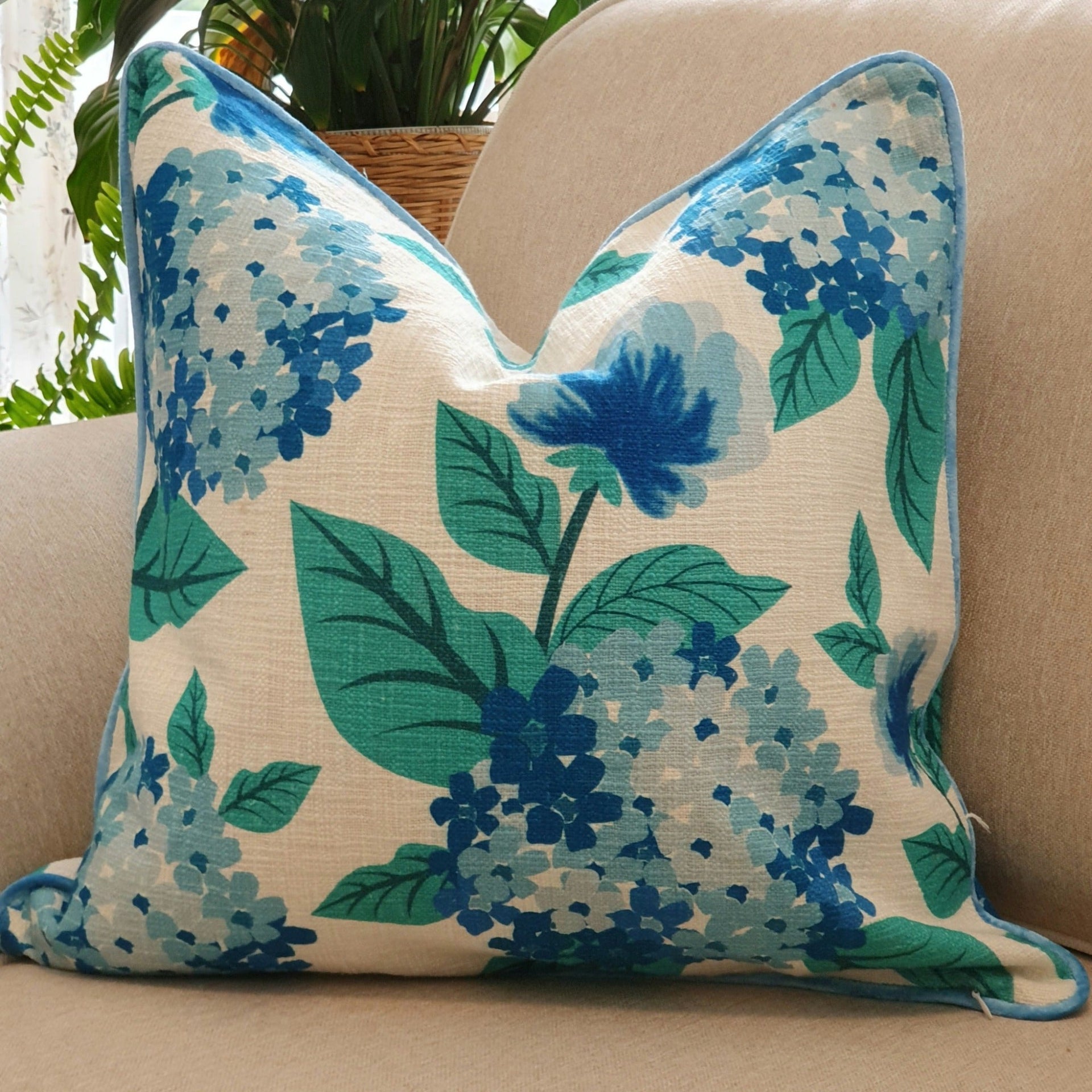 Hydrangeas Decorative Cushion Cover | 50cm x 50cm