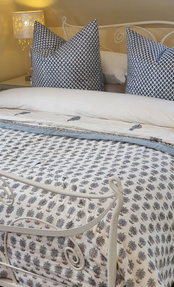Palm & Pine Reversible Quilt | 220cm x 270cm