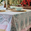 Garland Block-Printed Tablecloth