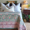 Indian Rose Reversible Quilt | 220cm x 270cm