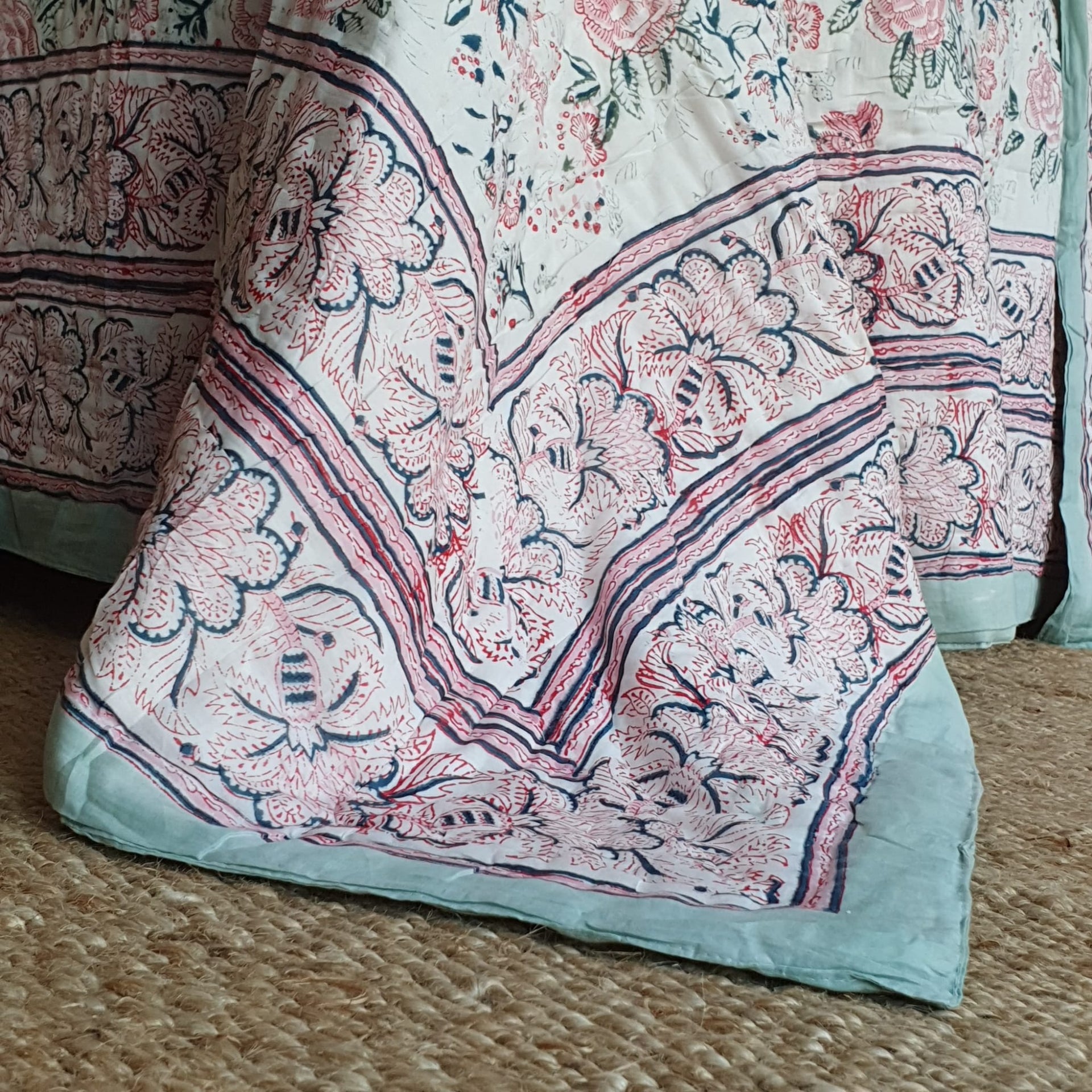 Indian Rose Reversible Quilt | 220cm x 270cm