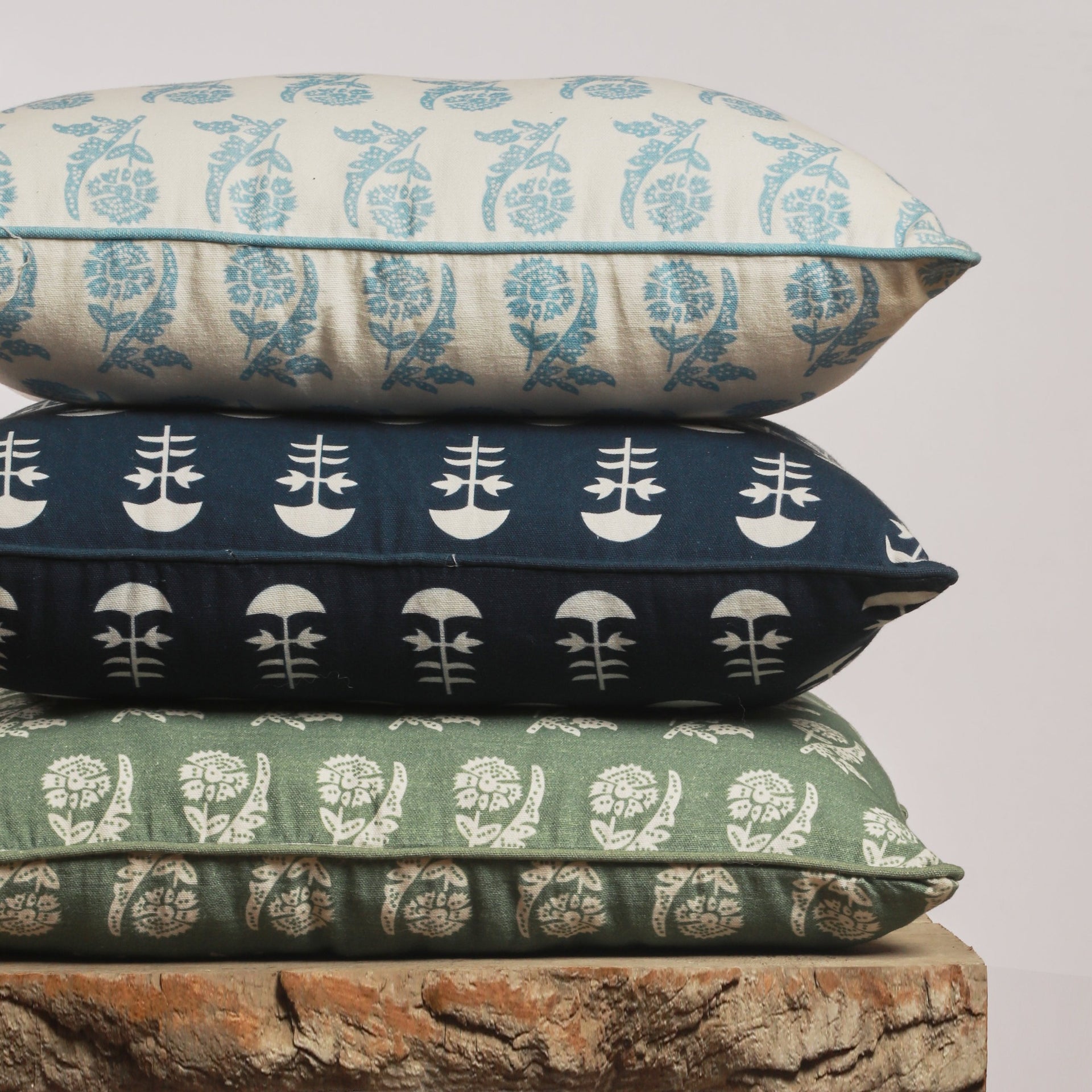 Blue Iris Decorative Cushion Cover | 50cm x 50cm