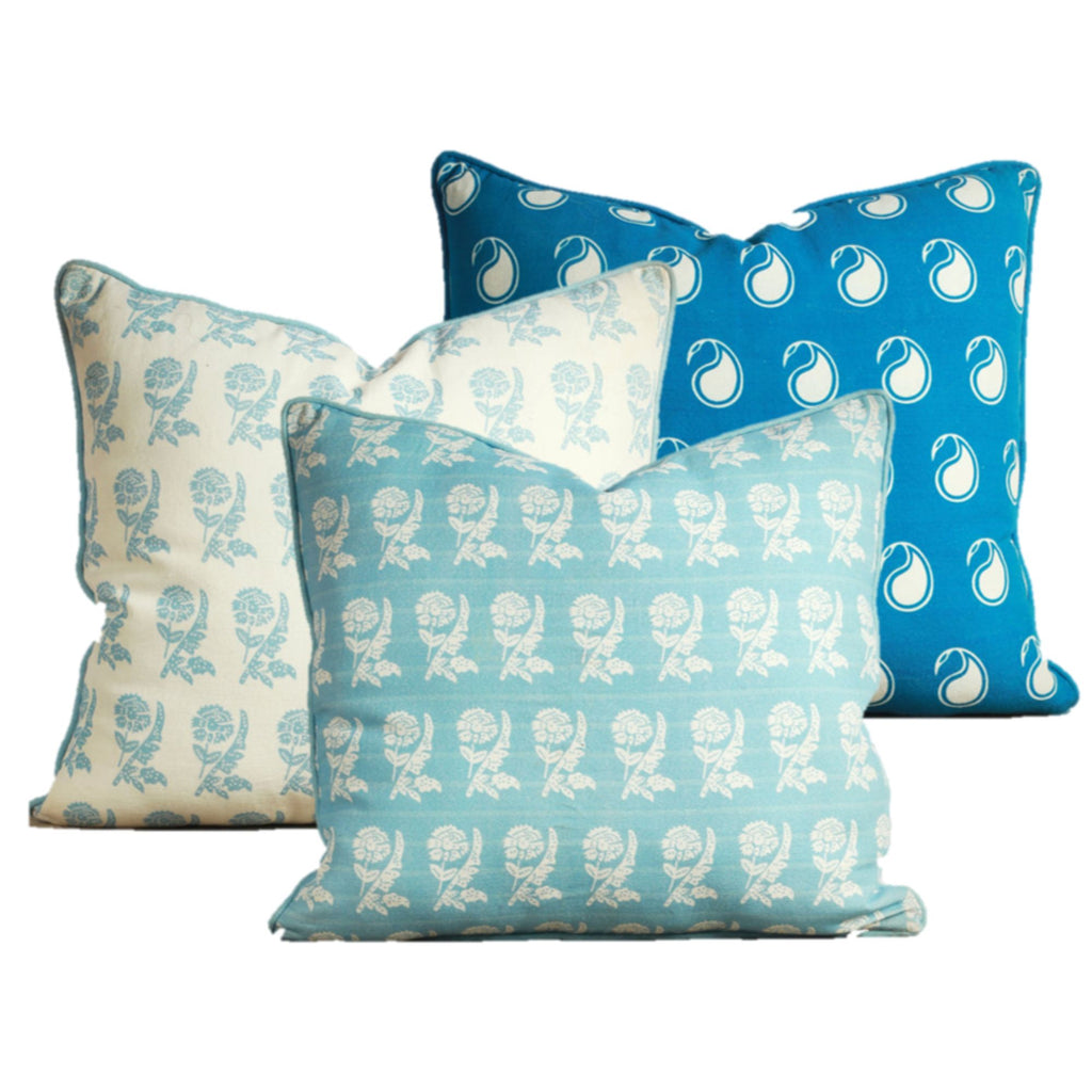 Cushion Set - Blue Hues
